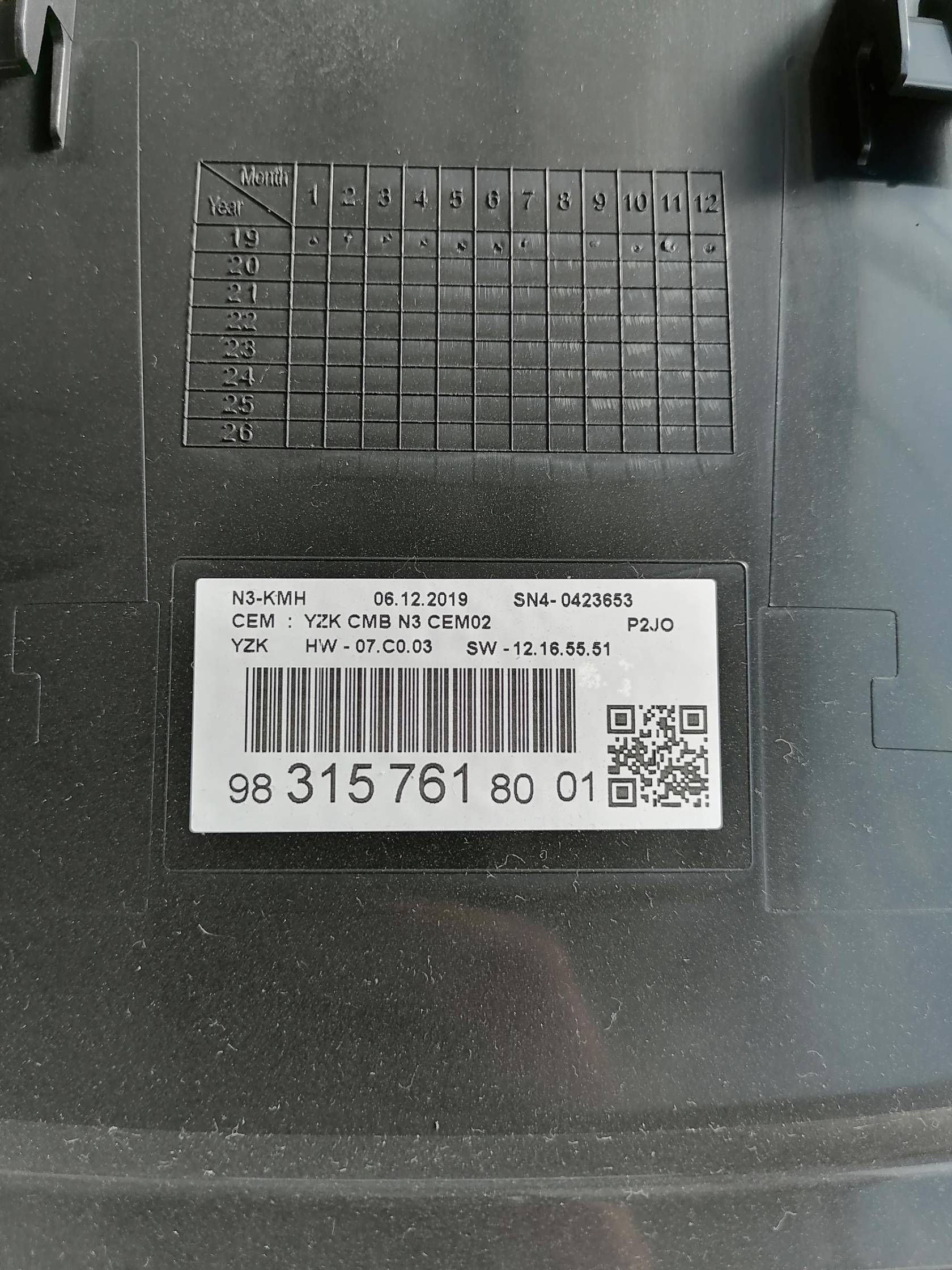 Quadro strumenti compl.